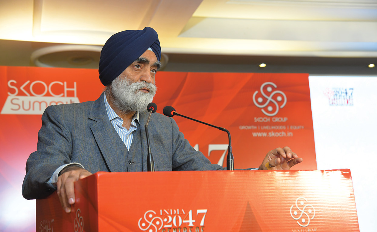 Prof Charan Singh at the Summit - Resourcing Viksit Bharat