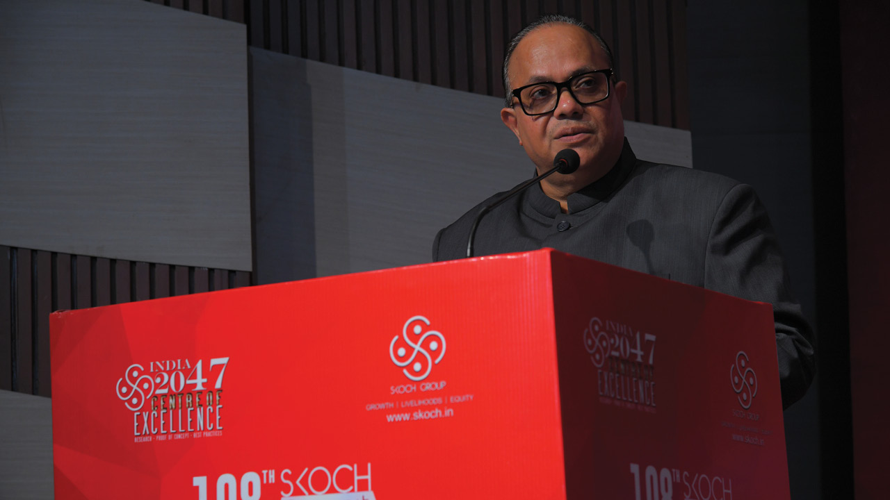 Dr Manoj Kumar at the Summit - Public Policy Forum - Regulatory Framework for Viksit Bharat