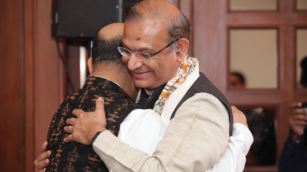 Participants at the India Economic Forum & LITFest